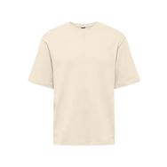 Only & Sons Onsmoab Life Rlx Ss Sweat Krem Erkek Sweatshirt