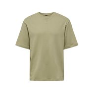 Only & Sons Onsmoab Life Rlx Ss Sweat Soluk Yeşil Erkek Sweatshirt