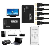 Onten SY-501 5 Port Kumandalı Full HD 1080P 3D HDMI Çoklayıcı Switch