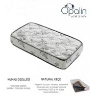Opalin Tuğralı Ortopedik 90x130 cm Yaylı Yatak