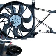 Opel Astra H 1.4/1.6 Twinport Davlumbazlı Komple 390 mm 4 Fişli Radyatör Fan Motoru