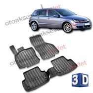 Opel Astra H Siyah 3D Havuzlu Paspas