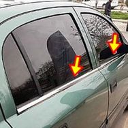 Opel Astra J Sedan 2010 Üzeri Paslanmaz Ç 6 Parça Krom Cam Çıtası