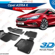 Opel Astra K 2015 Sonrası Siyah 3D Havuzlu Paspas