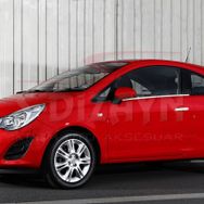 Opel Corsa D 2 Kapı 2007 2014 Krom Kapı Kolu