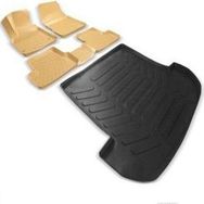 Opel Corsa D 2006-2014 3D Siyah Havuzlu Paspas ve Bagaj Havuzu