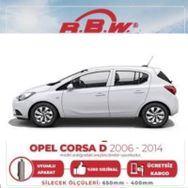 Opel Corsa D RBW 2006-2014 Muz Silecek Takımı