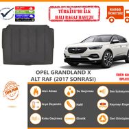 Opel Grandland X Alt Raf 2017 Sonrası Halı Bagaj Havuzu