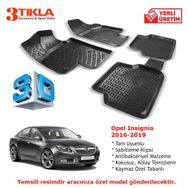 Opel Insignia 2016-2019 Seti 3D Havuzlu Paspas