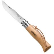Opinel 001321 8 No Deri Askılı Kayın Saplı Paslanmaz Çelik Bıçak