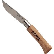 Opinel No:3 Inox Paslanmaz Çelik Kahverengi Kayın Saplı Bıçak