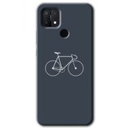Oppo A15S Bike Baskılı Uyumlu Silikon Kılıf