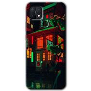 Oppo A15S China Street Baskılı Uyumlu Silikon Kılıf
