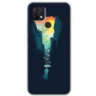 Oppo A15S City Bird Sky Baskılı Uyumlu Silikon Kılıf