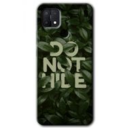 Oppo A15S Do Not Hide Baskılı Uyumlu Silikon Kılıf
