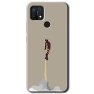 Oppo A15S İronman Airport Baskılı Uyumlu Silikon Kılıf