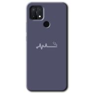 Oppo A15S Kara Kedi Baskılı Uyumlu Silikon Kılıf