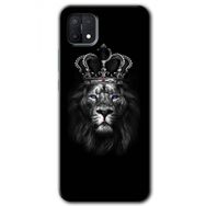 Oppo A15S King Lion Baskılı Uyumlu Silikon Kılıf