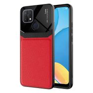 Oppo A15s Kırmızı Kılıf Zırhlı Standlı Mıknatıslı Tank Kapak