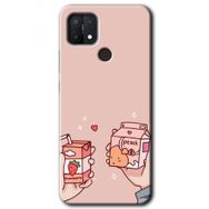Oppo A15S Meyveli Süt Baskılı Uyumlu Silikon Kılıf