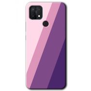 Oppo A15S Oblique Baskılı Uyumlu Silikon Kılıf