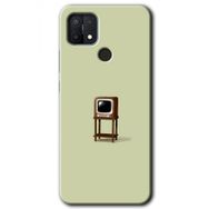 Oppo A15S Retro TV Baskılı Uyumlu Silikon Kılıf