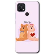 Oppo A15S Sevgili Ayıcık Baskılı Uyumlu Silikon Kılıf