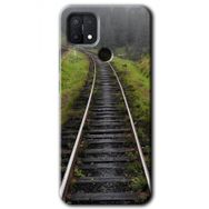 Oppo A15S Tren Yolu Baskılı Uyumlu Silikon Kılıf