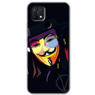 Oppo A15S Vendetta Baskılı Uyumlu Silikon Kılıf