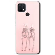Oppo A15S Yaşayan Çift Baskılı Uyumlu Silikon Kılıf