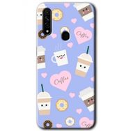 Oppo A31 Coffee Cake Baskılı Uyumlu Silikon Kılıf