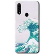 Oppo A31 Dalga Baskılı Uyumlu Silikon Kılıf