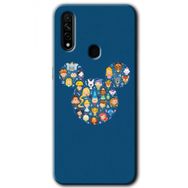 Oppo A31 Mickey Baskılı Uyumlu Silikon Kılıf