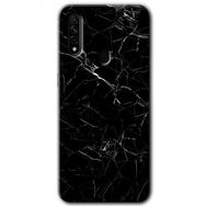 Oppo A31 Siyah Mermer Baskılı Uyumlu Silikon Kılıf