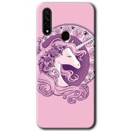 Oppo A31 Unicorn Pembe Baskılı Uyumlu Silikon Kılıf