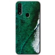 Oppo A31 Yeşil Okyanus Baskılı Uyumlu Silikon Kılıf