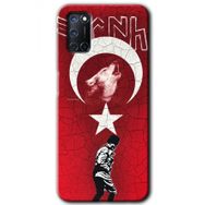 Oppo A52 Bozkurt Atam Baskılı Uyumlu Silikon Kılıf