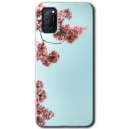 Oppo A52 Japon Çiçeği Baskılı Uyumlu Silikon Kılıf