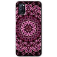 Oppo A52 Mandala Patterns Kaleidoscope Baskılı Uyumlu Silikon Kılıf