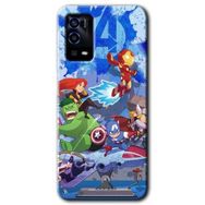 Oppo A55 Avengers Cartoon Baskılı Uyumlu Silikon Kılıf