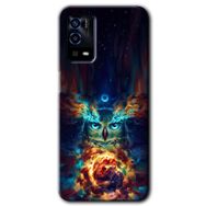 Oppo A55 Ballı Baykuş Baskılı Uyumlu Silikon Kılıf