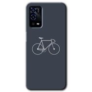 Oppo A55 Bike Baskılı Uyumlu Silikon Kılıf
