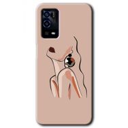 Oppo A55 Çizim Silüet Baskılı Uyumlu Silikon Kılıf