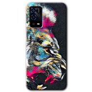 Oppo A55 Colorfull Aslan Baskılı Uyumlu Silikon Kılıf