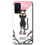 Oppo A55 Dark Sunday Baskılı Uyumlu Silikon Kılıf
