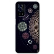 Oppo A55 Gezegen Döngüsü Baskılı Uyumlu Silikon Kılıf