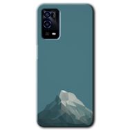 Oppo A55 Polygon Graident 3 Baskılı Uyumlu Silikon Kılıf