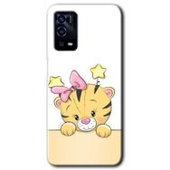 Oppo A55 Sevimli Kedi Baskılı Uyumlu Silikon Kılıf