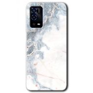Oppo A55 White Marble Baskılı Uyumlu Silikon Kılıf