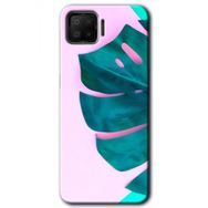 Oppo A73 3D Yaprak Baskılı Uyumlu Silikon Kılıf